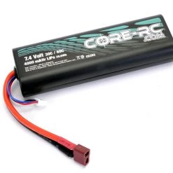 Core RC 4000mAHr 7.4v 30/60C 2s LiPo