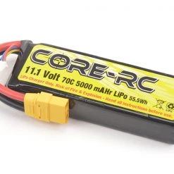 Core RC 5000mAh 11.1V 3S 70C LP LiPo - XT90