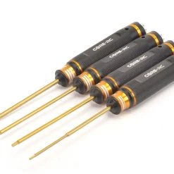 Core RC Premium Allen Wrench Hex Tool Set Black/ Gold - 4pcs