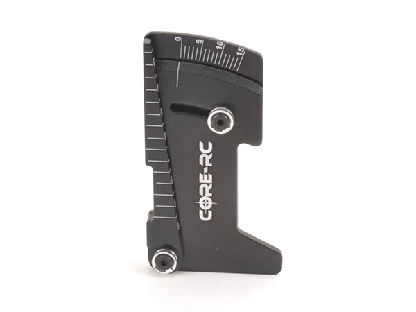 Core RC Alloy Camber-Ride Height Gauge - Black 3 Core RC Alloy Camber-Ride Height Gauge - Black