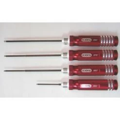 EDS Racing Products 4 Piece Allen Driver Set - Imperial