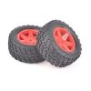 Core RC Spider Rear Tyre & Wheel Set - Red